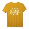 Kraftsport 'Anti Social Lifting Club' Gym Workout Fitness T-Shirt – Lustiges Design für Muskelaufbau & Gewichtheben