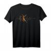 Herzschlag Badminton T-Shirt – Perfektes Geschenk für Badmintonspieler, Federball-Fans und Sportliebhaber zu Weihnachten & Geburtstag