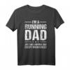 Laufender Vater wie ein normaler Vater, aber cooler Athlet Joggen T-Shirt – Perfekt für Läufer, Marathonläufer und Sportliche Väter