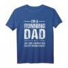 Laufender Vater wie ein normaler Vater, aber cooler Athlet Joggen T-Shirt – Perfekt für Läufer, Marathonläufer und Sportliche Väter