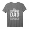 Laufender Vater wie ein normaler Vater, aber cooler Athlet Joggen T-Shirt – Perfekt für Läufer, Marathonläufer und Sportliche Väter