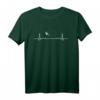 Herzschlag Hochsprung Stabhochsprung Athlet T-Shirt – Sportliches Geschenk für Leichtathletik-Fans, Trainer & Athleten