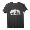 Tennisspieler Mond Sportler Evolution Tennis T-Shirt – Perfektes Geschenk für Tennisfans, Sportliebhaber & Trainer