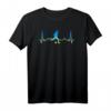 Fußballspieler Geschenk EKG Herzschlag Fußball T-Shirt - Perfektes Geschenk für Fans, Trainer und Spieler zu Weihnachten, Vatertag & Geburtstag