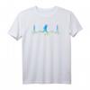 Fußballspieler Geschenk EKG Herzschlag Fußball T-Shirt - Perfektes Geschenk für Fans, Trainer und Spieler zu Weihnachten, Vatertag & Geburtstag