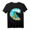 Cute Dinosaur Surfing T-Shirt - Lustiges Beach Surfer Geschenk für Dinosaurier- und Wassersportfans, perfekt für Sommer, Geburtstag & Feiertage