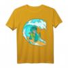 Cute Dinosaur Surfing T-Shirt - Lustiges Beach Surfer Geschenk für Dinosaurier- und Wassersportfans, perfekt für Sommer, Geburtstag & Feiertage