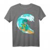 Cute Dinosaur Surfing T-Shirt - Lustiges Beach Surfer Geschenk für Dinosaurier- und Wassersportfans, perfekt für Sommer, Geburtstag & Feiertage