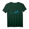 EKG Kitesurfen T-Shirt – Herzschlag Motiv für Wassersportler, Kiteboarder & Extremsportfans, Geschenkidee für Weihnachten & Geburtstag