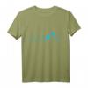 EKG Kitesurfen T-Shirt – Herzschlag Motiv für Wassersportler, Kiteboarder & Extremsportfans, Geschenkidee für Weihnachten & Geburtstag