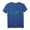EKG Kitesurfen T-Shirt – Herzschlag Motiv für Wassersportler, Kiteboarder & Extremsportfans, Geschenkidee für Weihnachten & Geburtstag