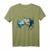 Schildkröten Meer Pazifischer Ozean Splash Style T-Shirt – Perfekt für Taucher, Schnorchler & Meerliebhaber als Geschenk