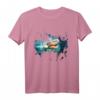 Schildkröten Meer Pazifischer Ozean Splash Style T-Shirt – Perfekt für Taucher, Schnorchler & Meerliebhaber als Geschenk