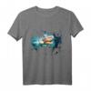 Schildkröten Meer Pazifischer Ozean Splash Style T-Shirt – Perfekt für Taucher, Schnorchler & Meerliebhaber als Geschenk