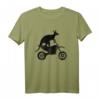 Känguru fährt Motocross Bike - Lustiges Australien Geschenk für Biker, Reisende und Tierliebhaber