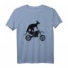 Känguru fährt Motocross Bike - Lustiges Australien Geschenk für Biker, Reisende und Tierliebhaber