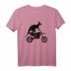Känguru fährt Motocross Bike - Lustiges Australien Geschenk für Biker, Reisende und Tierliebhaber
