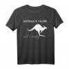 Australien is calling and I must go... Känguru Australia T-Shirt – Lustiges Geschenk für Australien Fans, Backpacker & Austauschschüler