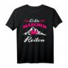 Echte Mädels Reiten Pferde Mädchen Reiterin T-Shirt - Lustiges Reiterspruch-Shirt für junge Pferdefans und Reitanfänger