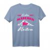 Echte Mädels Reiten Pferde Mädchen Reiterin T-Shirt - Lustiges Reiterspruch-Shirt für junge Pferdefans und Reitanfänger