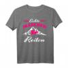 Echte Mädels Reiten Pferde Mädchen Reiterin T-Shirt - Lustiges Reiterspruch-Shirt für junge Pferdefans und Reitanfänger