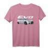 JDM EVO X T-Shirt - Sportwagen Klassiker in Weiß für Rallye-, Renn- und Straßenauto Fans