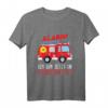 Kinder Feuerwehr Auto T-Shirt zum Kindergartenstart - Lustiges Geschenk mit Spruch für kleine Feuerwehrfans und Kita-Neulinge