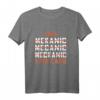 Herren Mechaniker T-Shirt - Lustiges Vintage Retro Design für Autoschrauber, Heimwerker & Garage-Fans, perfektes Geschenk für Papa, Bruder & Meister