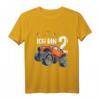Kinder Ich bin 2 Jahr Monster Truck Auto T-Shirt – Perfektes Geburtstagsgeschenk für Jungen zum 2. Geburtstag