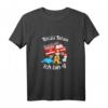 Kinder 4. Geburtstag Feuerwehrmann Feuerwehrauto Kostüm T-Shirt – Perfekt für kleine Helden, Feuerwehrparty & Geburtstagsgeschenk
