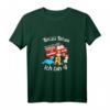 Kinder 4. Geburtstag Feuerwehrmann Feuerwehrauto Kostüm T-Shirt – Perfekt für kleine Helden, Feuerwehrparty & Geburtstagsgeschenk