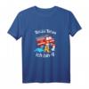 Kinder 4. Geburtstag Feuerwehrmann Feuerwehrauto Kostüm T-Shirt – Perfekt für kleine Helden, Feuerwehrparty & Geburtstagsgeschenk