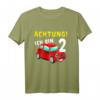 Kinder Auto T-Shirt zum 2. Geburtstag für Jungen - Lustiges Geburtstagsshirt für 2-Jährige mit Auto-Motiv