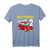 Kinder Auto T-Shirt zum 2. Geburtstag für Jungen - Lustiges Geburtstagsshirt für 2-Jährige mit Auto-Motiv