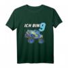 Kinder 9. Geburtstag Geschenk Jungen & Mädchen Auto Monster Truck T-Shirt – Perfekt für Geburtstagsfeiern und Monster Truck Fans