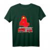 Kinder 4. Geburtstag Feuerwehr Auto T-Shirt – Lustiges Feuerwehr Motiv für Jungen und Mädchen, ideal als Geschenk für Geburtstage & Weihnachten
