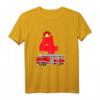 Kinder 4. Geburtstag Feuerwehr Auto T-Shirt – Lustiges Feuerwehr Motiv für Jungen und Mädchen, ideal als Geschenk für Geburtstage & Weihnachten