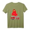 Kinder 4. Geburtstag Feuerwehr Auto T-Shirt – Lustiges Feuerwehr Motiv für Jungen und Mädchen, ideal als Geschenk für Geburtstage & Weihnachten