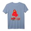 Kinder 4. Geburtstag Feuerwehr Auto T-Shirt – Lustiges Feuerwehr Motiv für Jungen und Mädchen, ideal als Geschenk für Geburtstage & Weihnachten