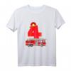 Kinder 4. Geburtstag Feuerwehr Auto T-Shirt – Lustiges Feuerwehr Motiv für Jungen und Mädchen, ideal als Geschenk für Geburtstage & Weihnachten