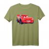 HapMonkey Pixar Cars Lightning McQueen Portrait T-Shirt - Official Lizenz, ideales Geschenk für Cars-Fans
