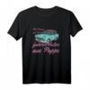 Nur Frauen aus Stahl fahren Autos aus Pappe - Witziges Oldtimer Auto T-Shirt für Damen als Geschenkidee