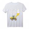 Kinder Geburtstagsshirt für 4 Jahre Junge mit LKW, Bagger und Baustellen-Motiv - Perfekt für Geburtstagsfeiern
