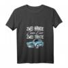 Damen Trabant Trabi 601 T-Shirt mit V-Ausschnitt – Leichtes, klassisch geschnittenes Oldtimer T-Shirt für Damen