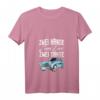 Damen Trabant Trabi 601 T-Shirt mit V-Ausschnitt – Leichtes, klassisch geschnittenes Oldtimer T-Shirt für Damen