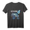 Kinder 4. Geburtstag Geschenk Jungen & Mädchen - Auto Monster Truck T-Shirt für Geburtstagsfeier & Monster Truck Fans