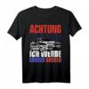 Achtung Achtung Ich werde großer Bruder Polizei Auto Brüder T-Shirt – Perfektes Geschenk zur Schwangerschaftsankündigung für den großen Bruder oder die große Schwester