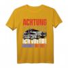 Achtung Achtung Ich werde großer Bruder Polizei Auto Brüder T-Shirt – Perfektes Geschenk zur Schwangerschaftsankündigung für den großen Bruder oder die große Schwester