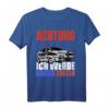 Achtung Achtung Ich werde großer Bruder Polizei Auto Brüder T-Shirt – Perfektes Geschenk zur Schwangerschaftsankündigung für den großen Bruder oder die große Schwester