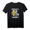Fridays for Hubraum I Freiheit Auto Motor Bier Parodie T-Shirt – Lustiges Geschenk für Auto- und Hubraumfans zu Weihnachten, Geburtstag & Vatertag
